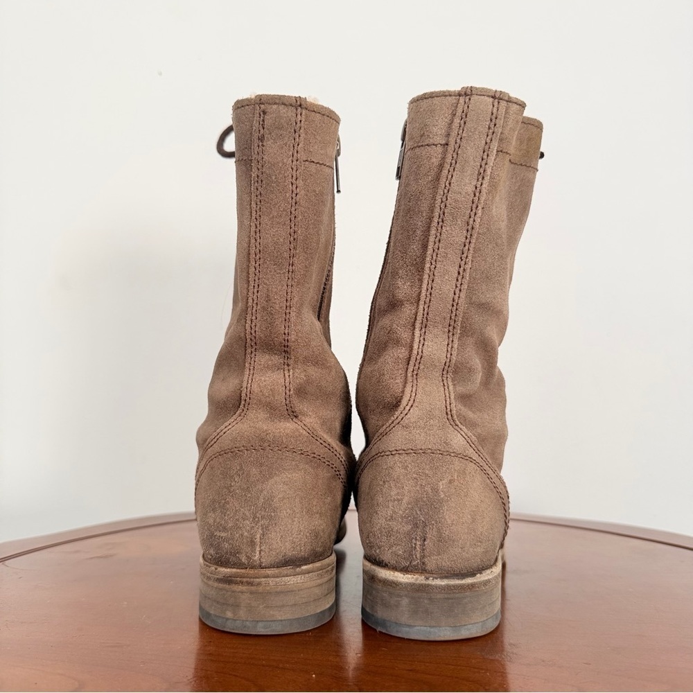 All Saints Women’s Combat Lace-Up Lined Winter Boots | US 7.5 - Picture 2 of 9